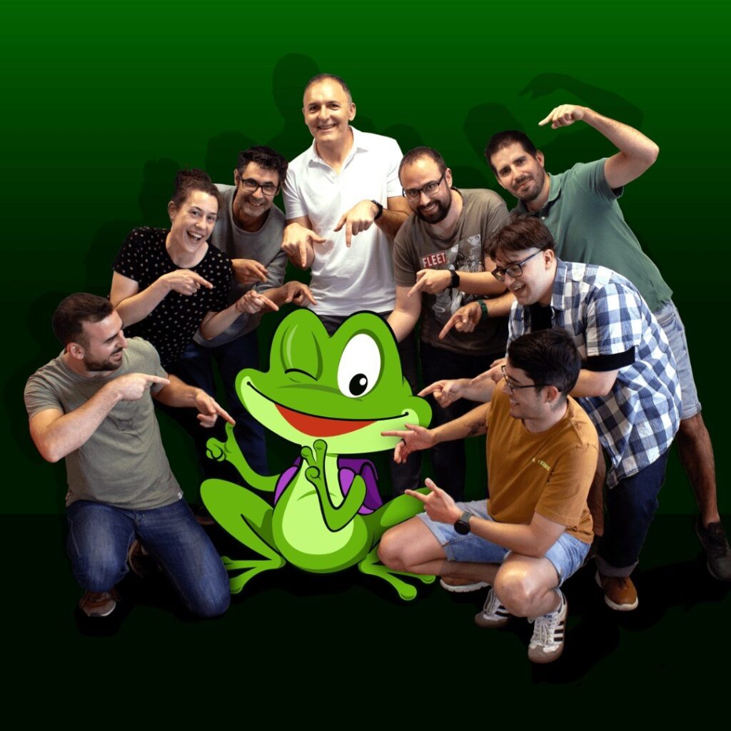 Equipo creador del juego Froggy Jumps de Educaplay